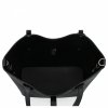 Elegancka Torebka Skórzana Shopper Bag Czarna